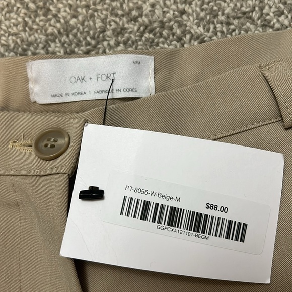 Oak & Fort Beige Trousers - Picture 3 of 4